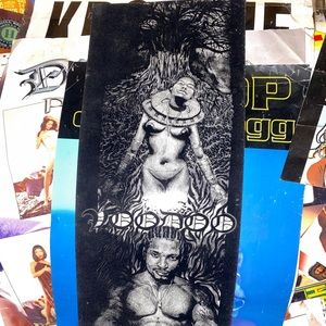 Dangelo Voodoo A Frenier Felt Poster Used Cheeba Records Virgin Records